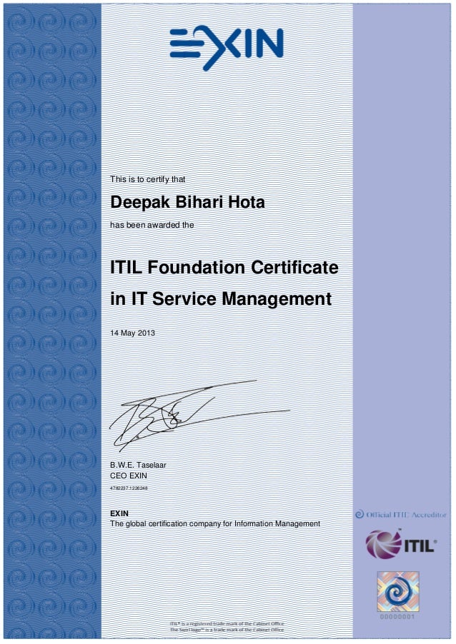 foundations of it service management based on itil v3